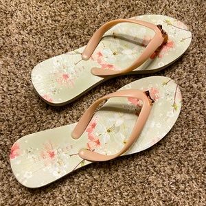 Ted Baker London flip flops- size 7-8 womens- good used condition